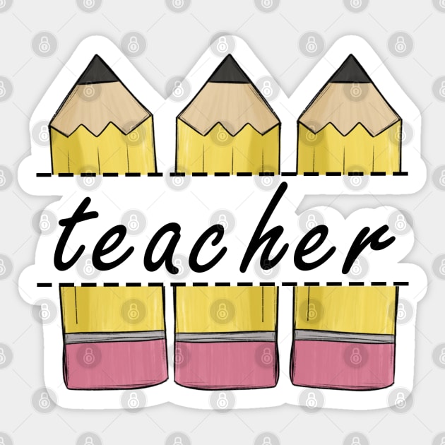 teacher Sticker by ithacaplus